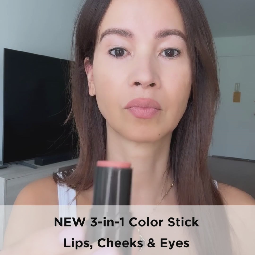 3-in-1 Color Stick Lips, Eyes, Cheeks